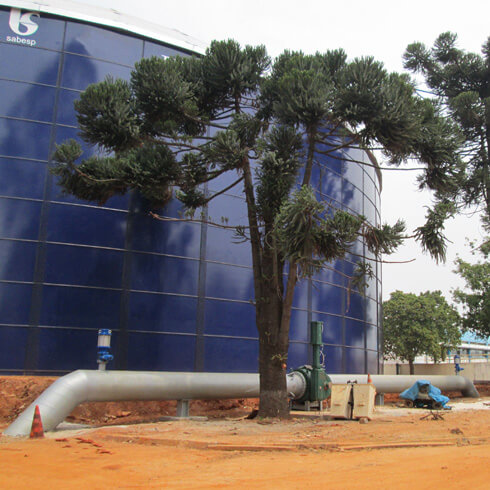 INTERLIGAÇÃO DOS RESERVATÓRIOS NA ÁREA DA ETA ALTO DA BOA VISTA - SABESP - São Paulo, SP - 2014