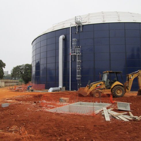 INTERLIGAÇÃO DOS RESERVATÓRIOS NA ÁREA DA ETA ALTO DA BOA VISTA - SABESP - São Paulo, SP - 2014